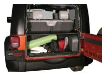 Standard Cargo Enclosure - 07-10 Wrangler JK Black Tuffy Security Products