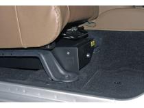Front Passenger Side Underseat Drawer - 07-18 Wrangjer JK  4-Door 2-Door w/o Flip Seat Black Tuffy Security Products