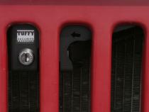 Hood Lock - 87-95 Wrangler YJ Black Tuffy Security Products