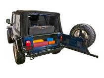 Standard Cargo Enclosure - 97-06 Wrangler TJ Black Tuffy Security Products