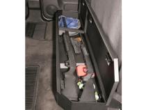 Rear Underseat Lockbox - 07-19 Silverado/Sierra 1500 19 Old Body Style} / 07-19 2500HD/3500HD w/ Crew Cab Full Length Black Tuffy Security Products