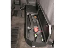 Rear Underseat Lockbox - 07-19 Silverado/Sierra 1500 19 Old Body Style} / 07-19 2500HD/3500HD w/ Crew Cab Full Length Black Tuffy Security Products
