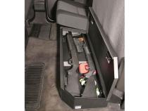 Rear Underseat Lockbox - 07-19 Silverado/Sierra 1500 19 Old Body Style} / 07-19 2500HD/3500HD w/ Crew Cab Full Length Black Tuffy Security Products