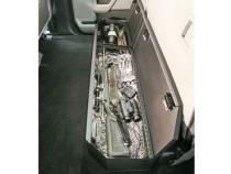 Rear Underseat Lockbox 15-22 F-150 17-22 F-250/350/450 Super Duty w/ Crew Cab w/o Floor Mounted Subwoofer Full Length Black Tuffy Security Products