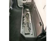 Rear Underseat Lockbox 15-22 F-150 17-22 F-250/350/450 Super Duty w/ Crew Cab w/o Floor Mounted Subwoofer Full Length Black Tuffy Security Products