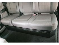 Rear Underseat Lockbox 15-22 F-150 17-22 F-250/350/450 Super Duty w/ Crew Cab w/o Floor Mounted Subwoofer Full Length Black Tuffy Security Products