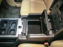 Console Safe - 11-16 F-250/350/450/550 Super Duty w/ Flow-Thru Console Black Tuffy Security Products