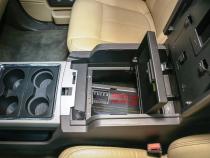 Console Safe - 11-16 F-250/350/450/550 Super Duty w/ Flow-Thru Console Black Tuffy Security Products