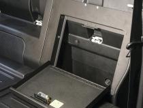 Rear Cubby Cover 05-22 Tacoma Crew Cab Black Tuffy Security Products