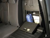 Rear Cubby Cover 05-22 Tacoma Crew Cab Black Tuffy Security Products