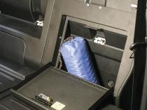 Rear Cubby Cover 05-22 Tacoma Crew Cab Black Tuffy Security Products