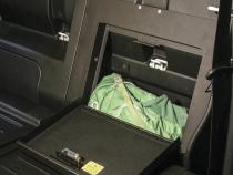 Rear Cubby Cover 05-22 Tacoma Crew Cab Black Tuffy Security Products