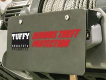 License Plate Holder For Hawse Fairlead Universal Black Tuffy Security Products