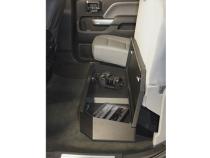 Rear Underseat Lockbox - 07-19 Silverado/Sierra 1500 19 Old Body Style} / 07-19 2500HD/3500HD w/ Crew Cab 60% Length Black Tuffy Security Products