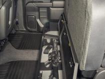 Rear Underseat Lockbox 19-22 Silverado/Sierra 1500 {19 New Body Style} / 20-21 2500HD/3500HD w/ Crew, Extended Cab Black Tuffy Security Products