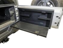 Tailgate Lockbox - 07-18 Wrangker JK Standard Panel Black Tuffy Security Products