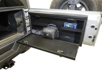 Tailgate Lockbox - 07-18 Wrangker JK Standard Panel Black Tuffy Security Products