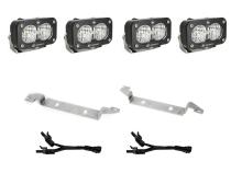 S2 Sport OEM Fog Light Replacement Kit 2025-On Toyota 4Runner Non-TRD Pro Clear Baja Designs