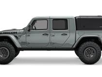 Gladiator Truck Bed Cap SmartCapEVOa Adventure Matte Black 20-Up Jeep Gladiator 5 Foot Short Bed SmartCap