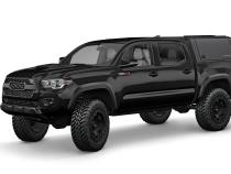 Tacoma Truck Bed Cap SmartCap EVOa Adventure Matte Black For 16-23 Toyota Tacoma 5 Foot Short Bed SmartCap