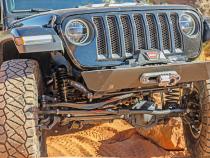 Currectlync JL/JT High Steer Kit for Stabilizer Shock Incl Knuckles Drag Link Tie Rod Trac Bar Reloc/Shock Mount Axle Shock Tie Rod Clamp