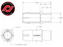 RockNut Kit (Nut and Bung) 1 1/4 Inch LH Thread RockJock 4X4