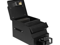 Deluxe Stereo Center Console Universal 12 1/2 Inch Wide Black Tuffy Security Products