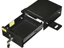 Front Driver Side Underseat Drawer - 03-06 Wrangjer TJ w/ Flip Seat Black Tuffy Security Products