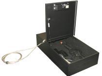 Tactical Lockbox Universal 36 x 20 x 9 Inch Width Orientation Black Tuffy Security Products