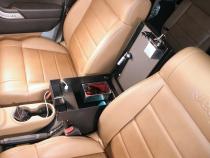 Series II Center Console - 11-18 Wrangler JK Rear Half Black Tuffy Security Products