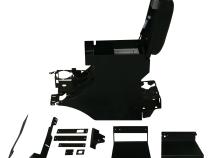 Series II Center Console - 11-18 Wrangler JK Rear Half Black Tuffy Security Products