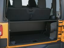 Standard Cargo Enclosure - 11-18 Wrangler Does Not Secure Entire Rear Cargo Area of 4-Door Models Black Tuffy Security Products