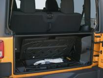 Standard Cargo Enclosure - 11-18 Wrangler Does Not Secure Entire Rear Cargo Area of 4-Door Models Black Tuffy Security Products