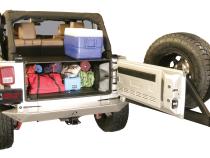 Premium Cargo Enclosure - 11-13 Wrangler JK {4-Door} 14-18 Wrangler JK {Rear Seats Must Be Removed on 2-Door Models} Black Tuffy Security Products