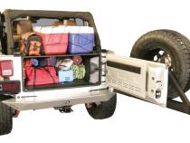 Premium Cargo Enclosure - 11-13 Wrangler JK {4-Door} 14-18 Wrangler JK {Rear Seats Must Be Removed on 2-Door Models} Black Tuffy Security Products