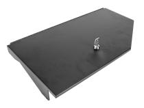 Rear Underseat Locking Lid 09-10 Ram 1500 11-22 1500 19 1500 Classic 10-22 2500/3500  Extended Crew Cab Black Tuffy Security Products