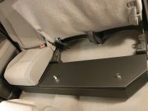 Rear Underseat Lockbox - 07-21 Tundra w/ Double Crew Cab Excludes CrewMax Black Tuffy Security Products