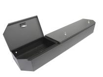 Rear Underseat Lockbox 15-22 F-150 17-22 F-250/350/450 Super Duty w/ Crew Cab w/o Floor Mounted Subwoofer Full Length Black Tuffy Security Products