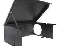 Deluxe Cargo Enclosure - 18-22 Wrangler JL {21-22 Exc. 4XE} 4-Door w/ OEM Subwoofer Black Tuffy Security Products