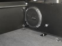 Deluxe Cargo Enclosure - 18-22 Wrangler JL {21-22 Exc. 4XE} 4-Door w/ OEM Subwoofer Black Tuffy Security Products
