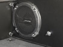 Deluxe Cargo Enclosure - 18-22 Wrangler JL {21-22 Exc. 4XE} 4-Door w/ OEM Subwoofer Black Tuffy Security Products