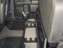 Rear Underseat Lockbox 19-22 Silverado/Sierra 1500 {19 New Body Style} / 20-21 2500HD/3500HD w/ Crew, Extended Cab Black Tuffy Security Products