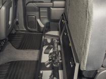 Rear Underseat Lockbox 19-22 Silverado/Sierra 1500 {19 New Body Style} / 20-21 2500HD/3500HD w/ Crew, Extended Cab Black Tuffy Security Products
