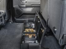 Rear Underseat Lockbox 19-22 Ram 1500 w/ Crew Cab Black Tuffy Security Products