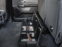 Rear Underseat Lockbox 19-22 Ram 1500 w/ Crew Cab Black Tuffy Security Products