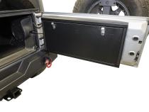 Tailgate Lockbox - 07-18 Wrangker JK Standard Panel Black Tuffy Security Products