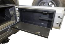 Tailgate Lockbox - 07-18 Wrangker JK Standard Panel Black Tuffy Security Products