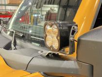 A-Pillar LED Light Mount For 2021 Ford Bronco Bare Steel Motobilt