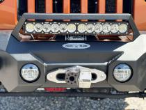 Big Sky Aluminum Stubby Front Bumper With Winch Plate Wrangler JK Rock Slide Engineering
