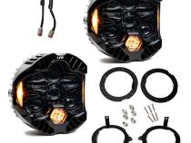 DOT LP6 LED Headlight Kit Jeep 2018-2025 Wrangler JL 2020-2025 Gladiator JT w/LED Headlights (Amber) Baja Designs
